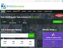 Tablet Screenshot of briskdomains.com